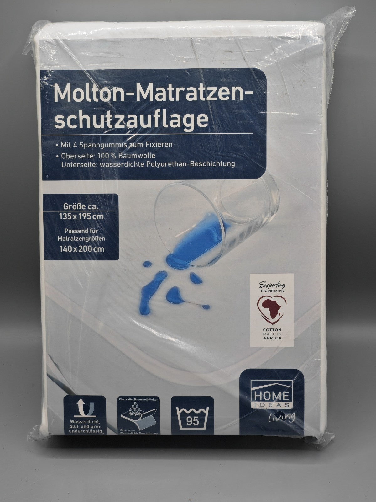 Home Ideas Living Molton-Matratzen-Schutzauflage 135x195cm